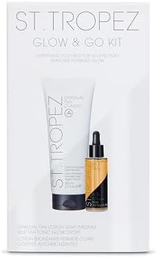 St. Tropez Self Tan Glow and Go Kit – Gradual Lotion & Face Drops