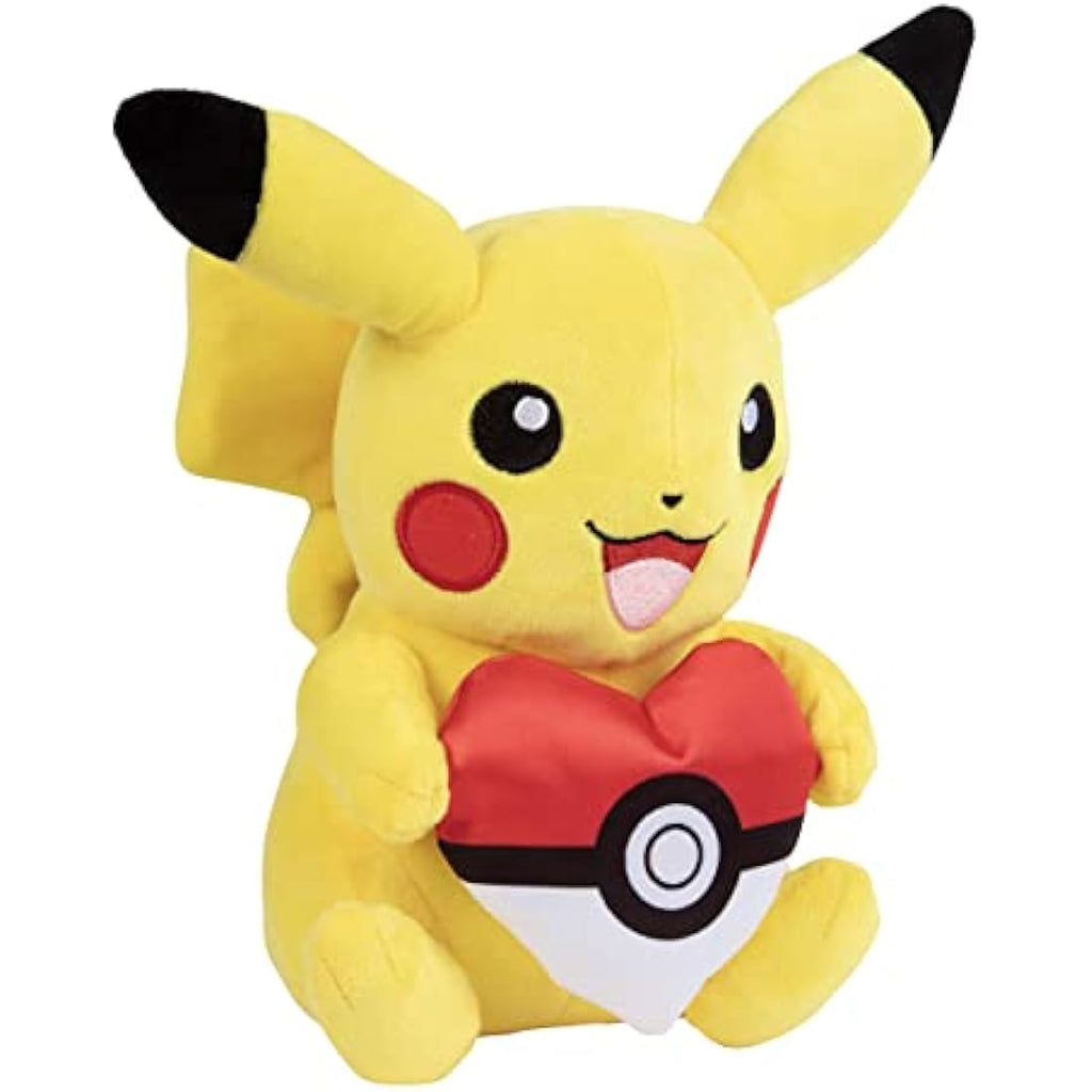 Pokémon Pikachu Heart Plush – 8 Inch Soft Stuffed Animal Toy
