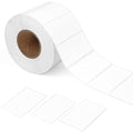 Jolof Store White Thermal Sticky Labels - 1000PCS Blank 60x30mm Roll