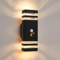 CELAVY Motion Sensor Outdoor Wall Light – IP65 Modern Black Porch Lamp