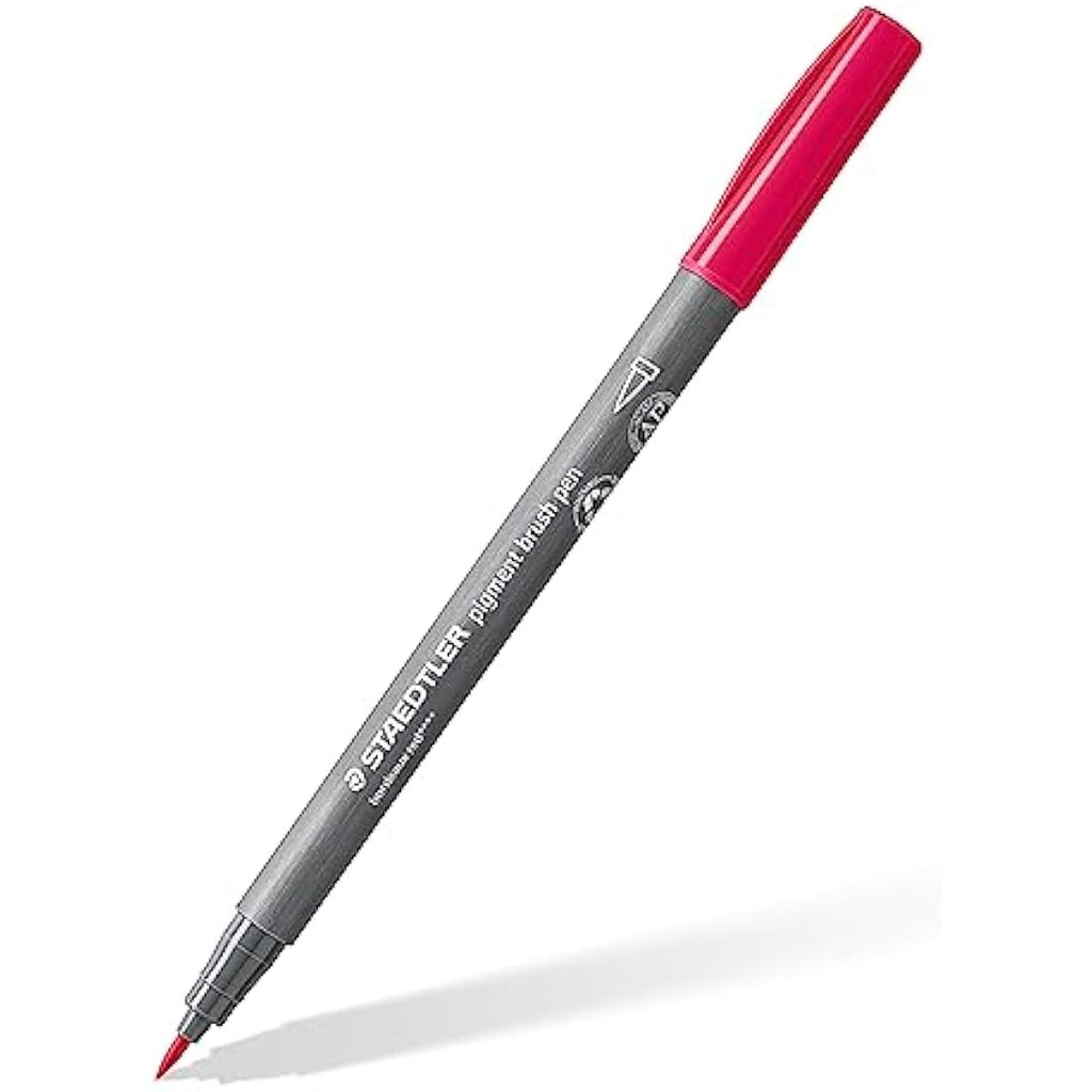 STAEDTLER Pigment Arts Brush Pen – Assorted Basic Colours (Pack of 36)