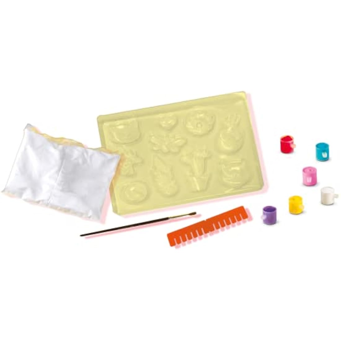 SES Creative Happy Figures Plaster Casting and Painting Kit for Kids