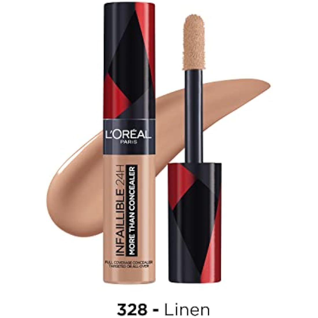 L'Oréal Paris Infallible More Than Concealer - Full Coverage Matte, 328 Linen