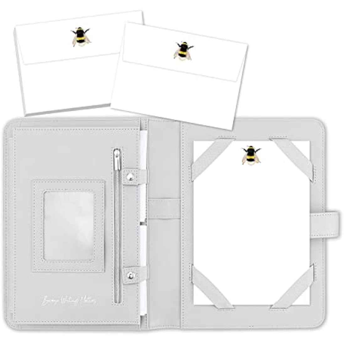 Me Loovely Bumble Bee A5 Letter Writing Paper & Envelopes Set with Organiser