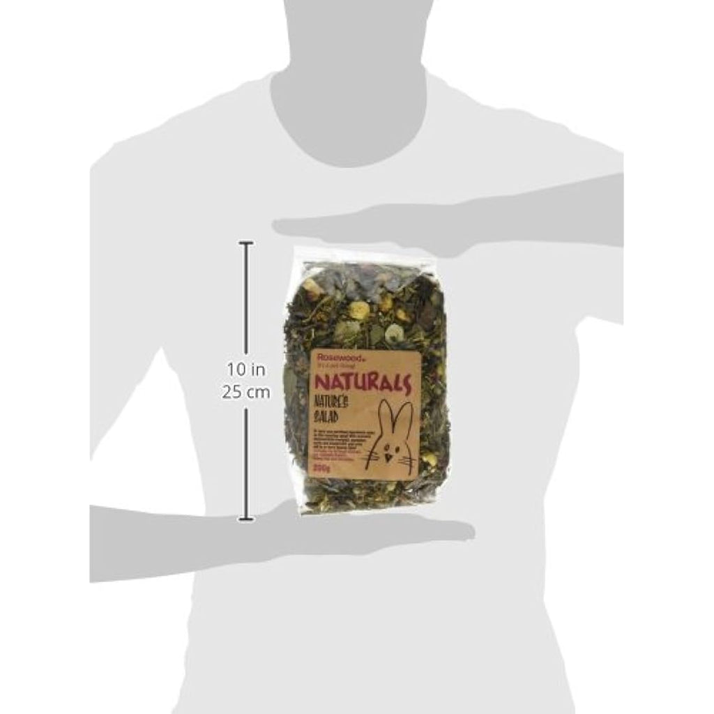 Rosewood Naturals Nature’s Salad - 21 Ingredient Small Animal Treat, 200g