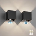 Klighten Outdoor Wall Light with Motion Sensor - IP54 Waterproof 2PCS
