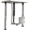 ROLINE PC Holder Silver - Adjustable Under Desk Computer Mount - 30kg