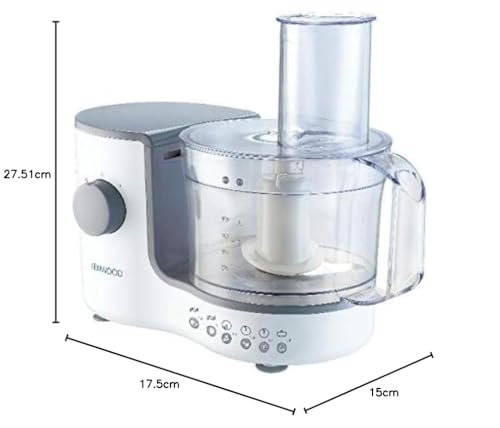 Kenwood FP120 Compact Food Processor | 1.4L Bowl & Blender, 400W - White
