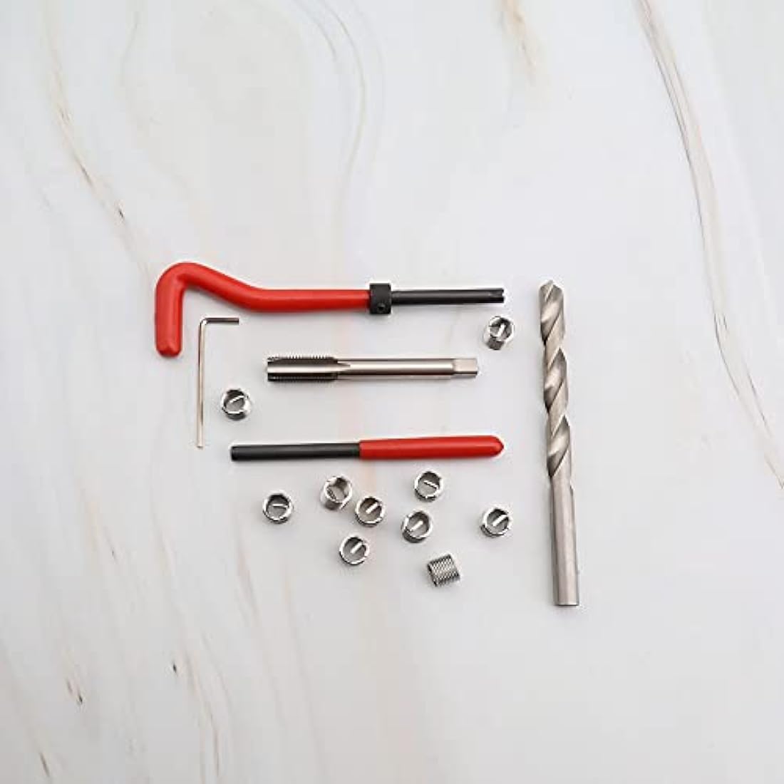 M9 x 1.25mm Metric Thread Repair Kit – 15pc Steel Tool Set