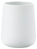 Zone Denmark Nova Ceramic Toothbrush Tumbler – Soft Touch White Cup
