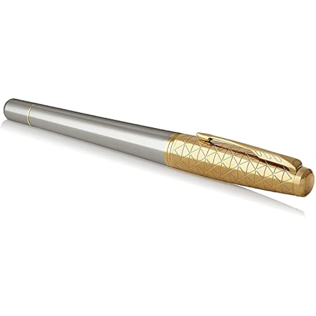 Parker Urban Premium Fountain Pen | Aureate Gold & Metal | Medium Nib
