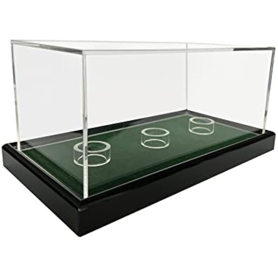 LL-Golf Acrylic Display Case with Green Velvet Base – 22x12x10.5 cm