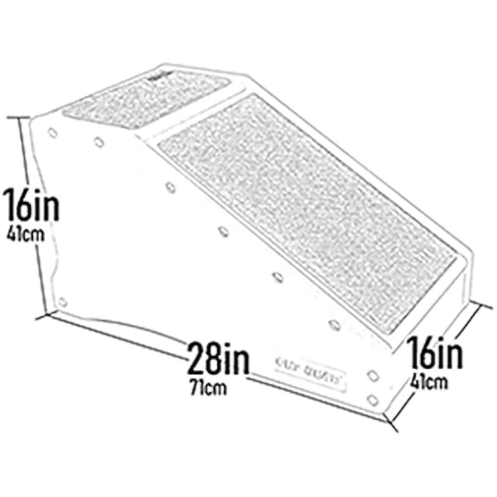 Jolof Store Pet Gear Step/Ramp Combo – Washable Non-Slip Chocolate Brown