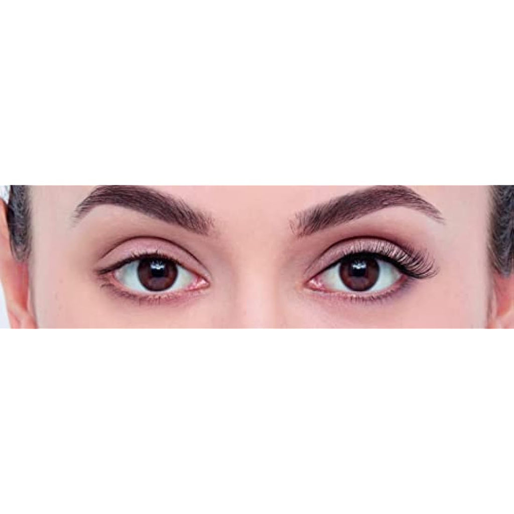 Eylure Length False Eyelashes – 009 Black Reusable Lashes with Glue