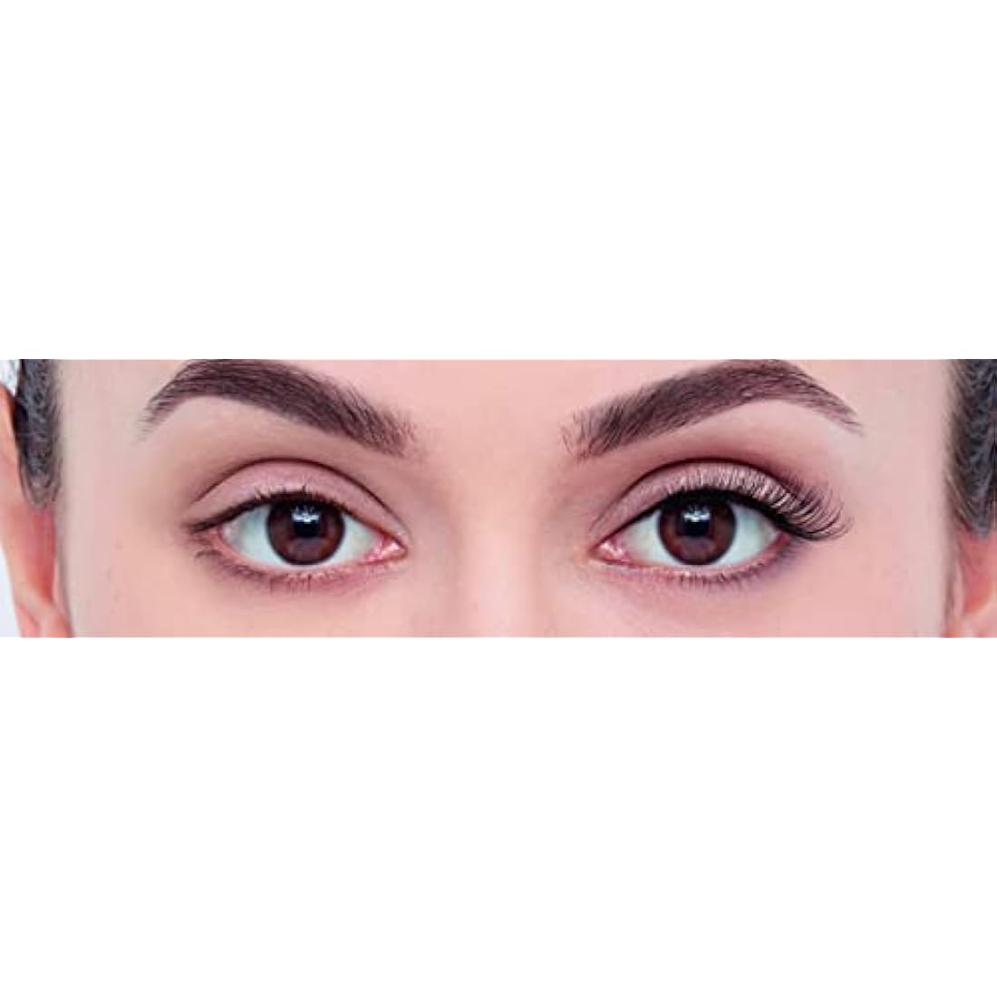 Eylure Length False Eyelashes – 009 Black Reusable Lashes with Glue