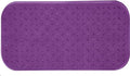 MSV Anti-Bacterial Non-Slip Rubber Shower Mat - Purple (36 x 76 cm)