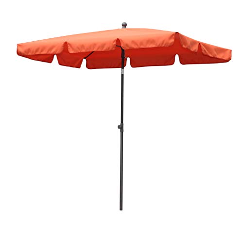 QUICK STAR Rectangular Balcony Parasol 2 x 1.25m – Tiltable Terra
