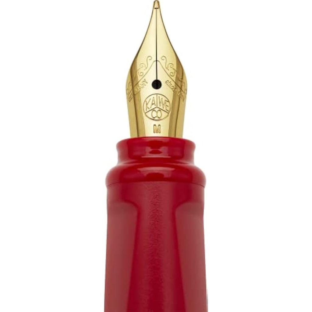 Moleskine x Kaweco Fountain Pen – Red ABS Plastic with Medium Nib
