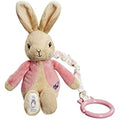 Beatrix Potter Flopsy Bunny Jiggle Attachable Pram Toy | Pink Plush