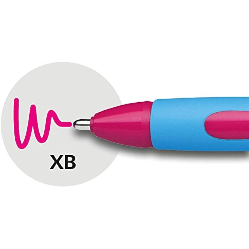 Schneider Slider Memo XB Ballpoint Pen - Pink Ink, Recycled - 10 Pack