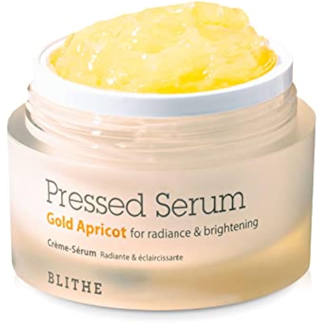 BLITHE Gold Apricot Pressed Serum – Hydrating 2-in-1 Face Moisturizer
