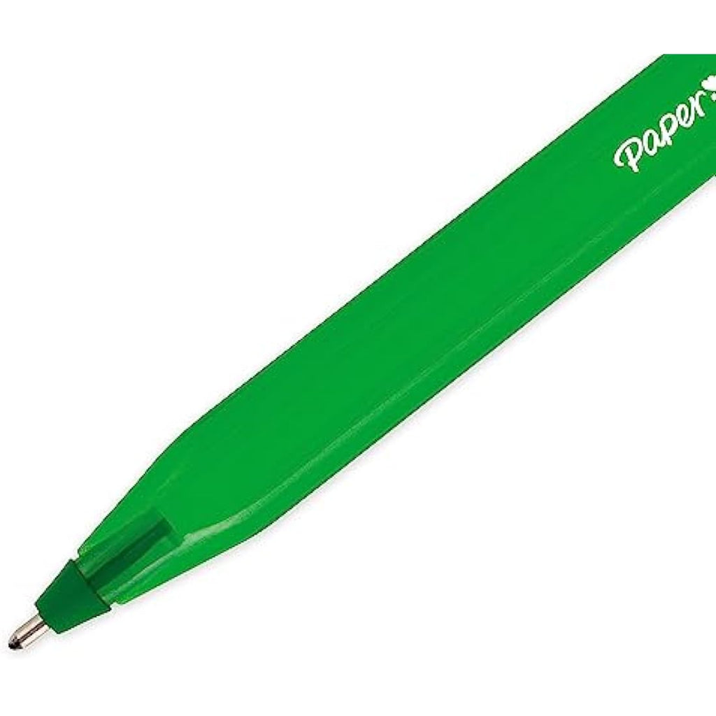 Paper Mate InkJoy 100ST Ballpoint Pens | Medium Point | Green | 50 Count