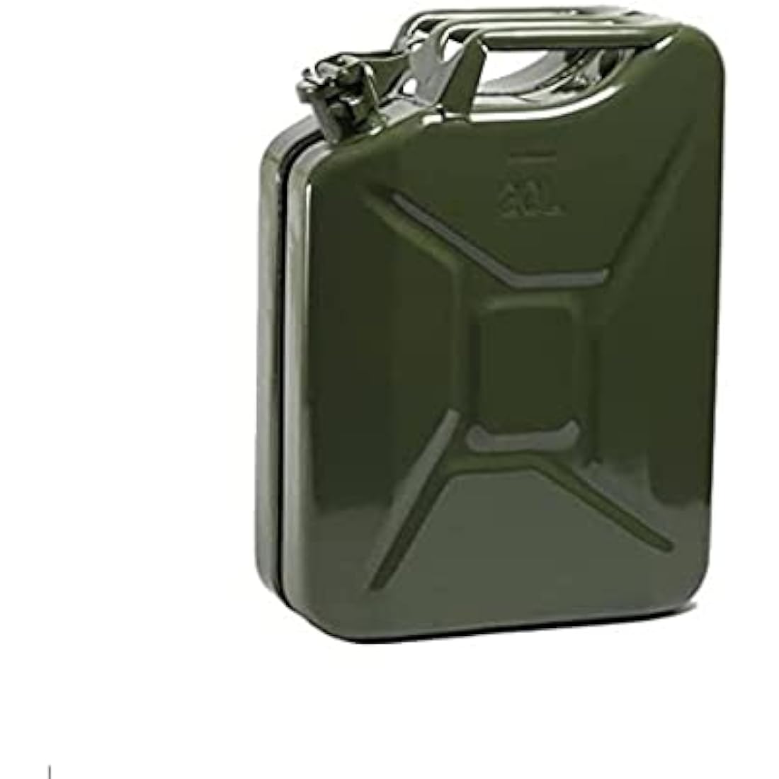 20L Green Metal Jerry Can | UN Approved Fuel Storage Canister