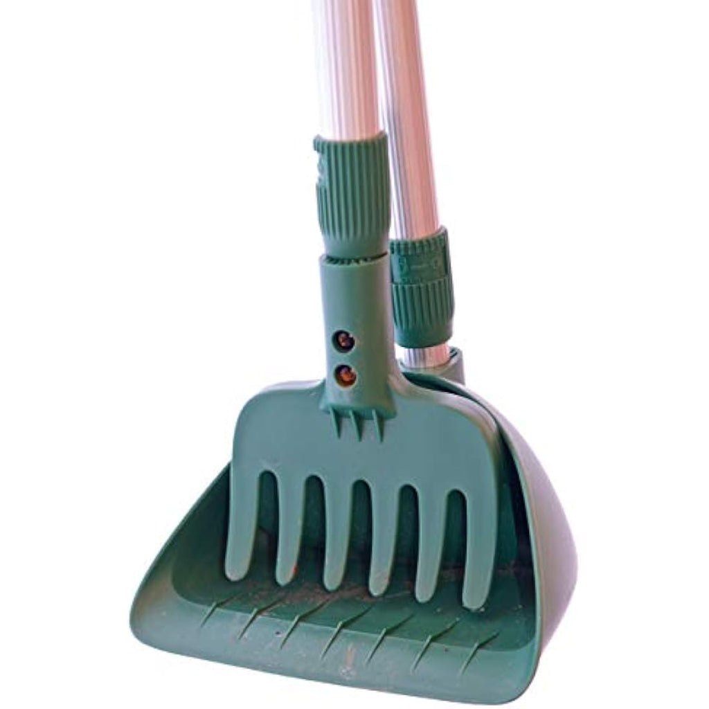 MDC Long Handled Pooper Scooper – No-Bend Dog Waste Rake and Scoop