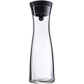 WMF Basic Glass Water Decanter 1L | Stainless Steel Close-Up Stopper