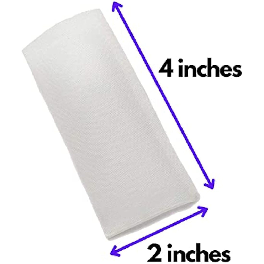 Ohdaze 90 Micron Rosin Press Bags – 2x4 Inch Double-Stitched Nylon 40 Pack