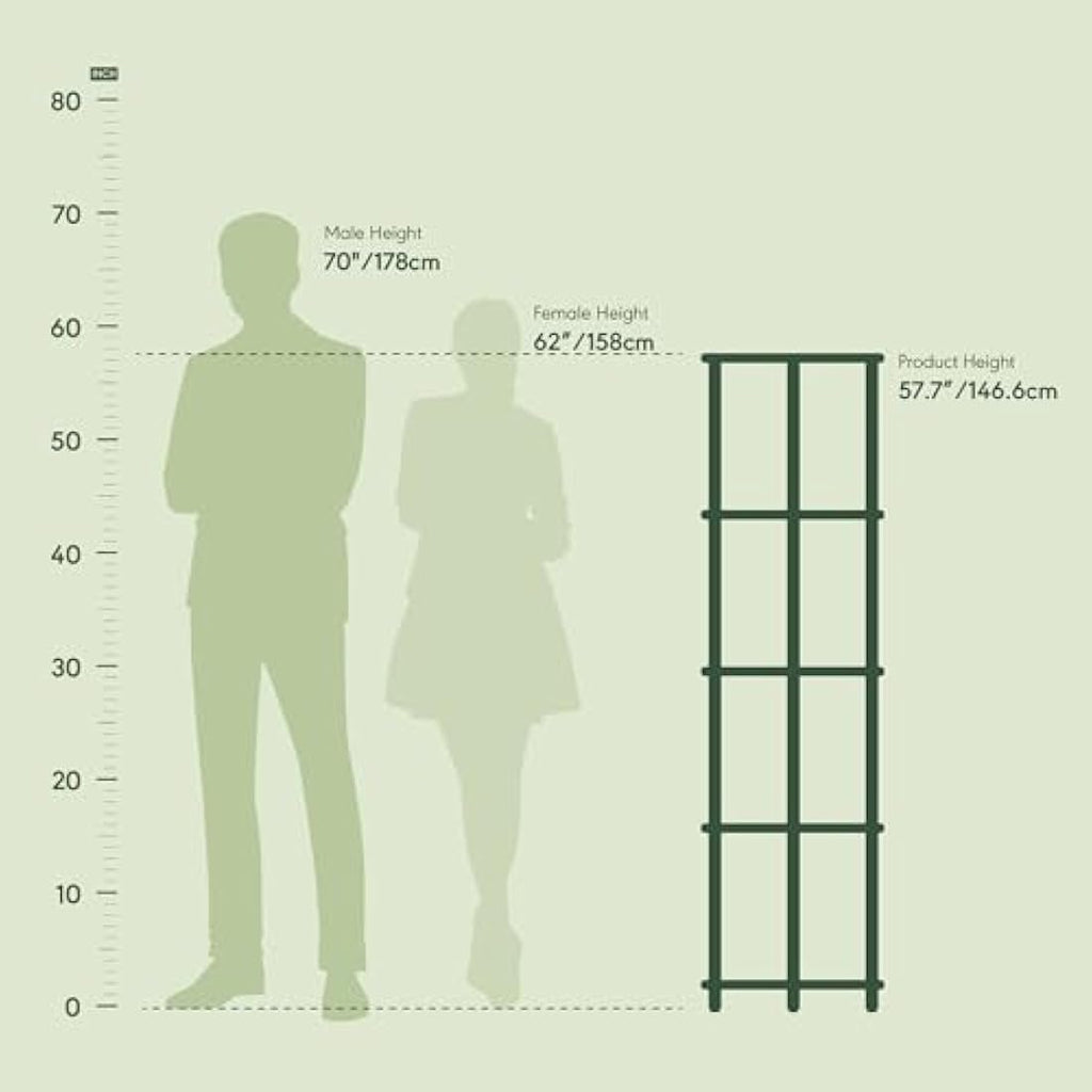 Furinno 5-Tier Corner Display Rack – Modern Space Saving Shelving Unit