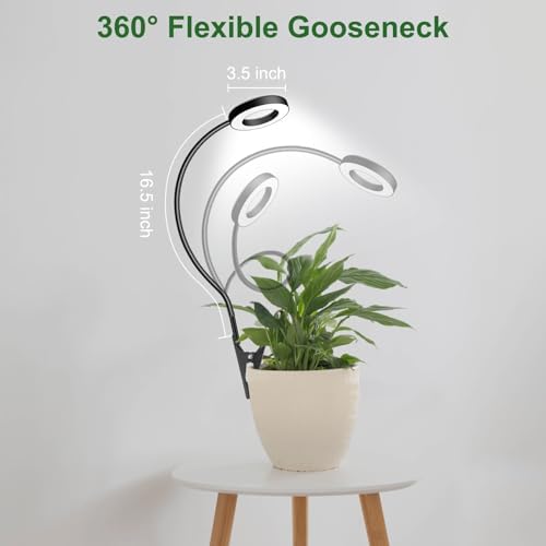 Wolezek Full Spectrum LED Grow Lights for Indoor Plants - 2 Pack