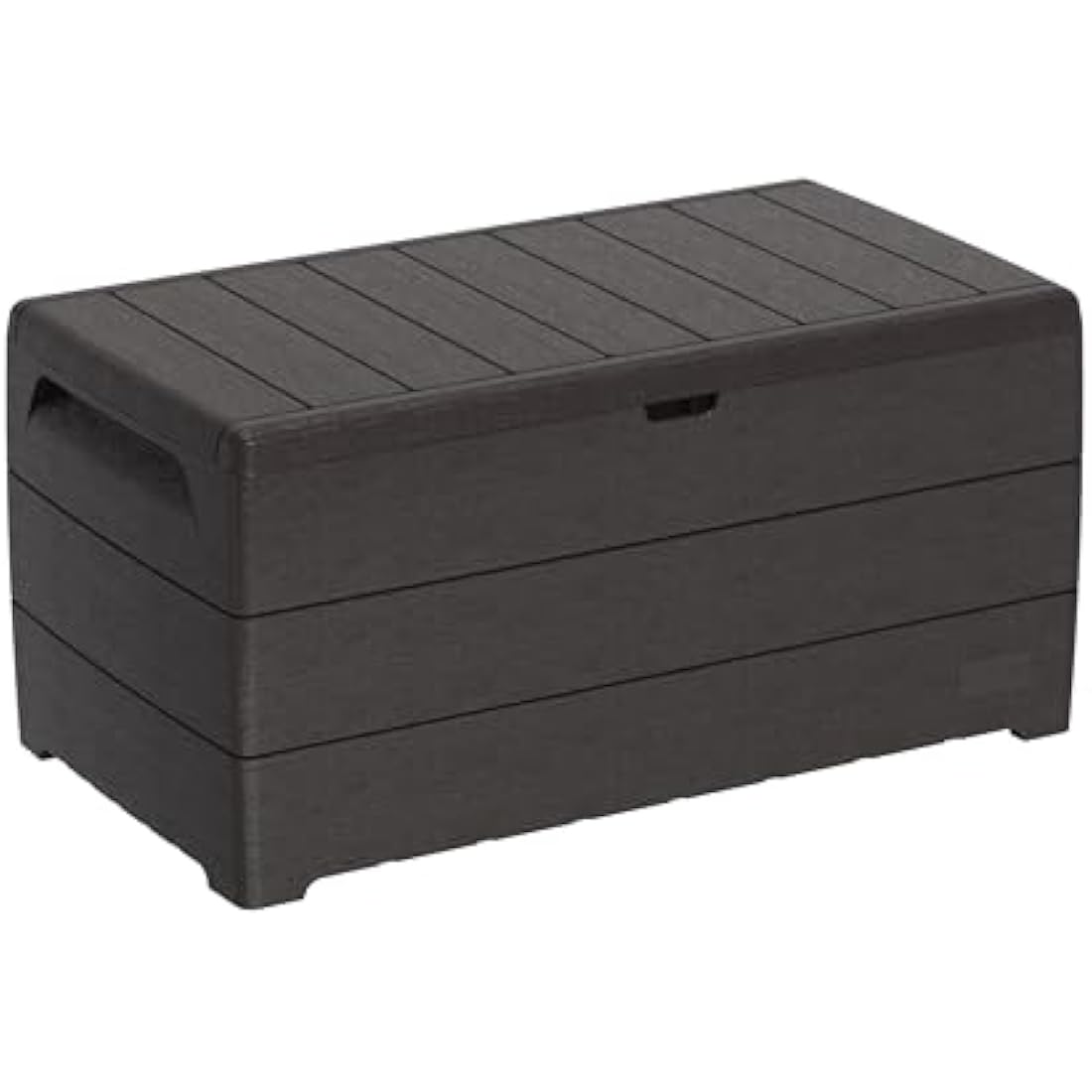 Duramax Cedargrain 416L Outdoor Deck Box – Dark Brown Plastic Storage
