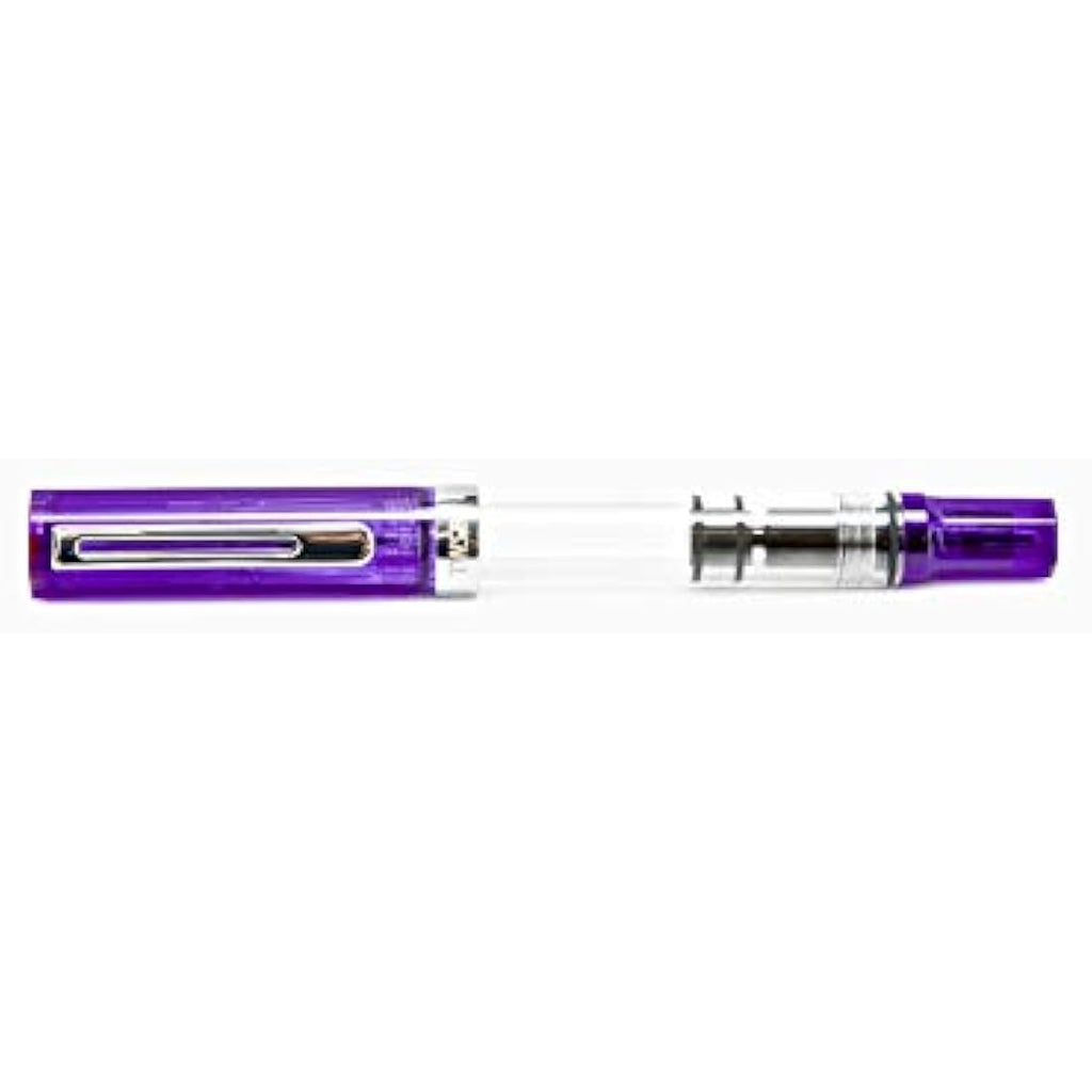 Twsbi Eco Fountain Pen – Transparent Purple Resin – Medium Nib