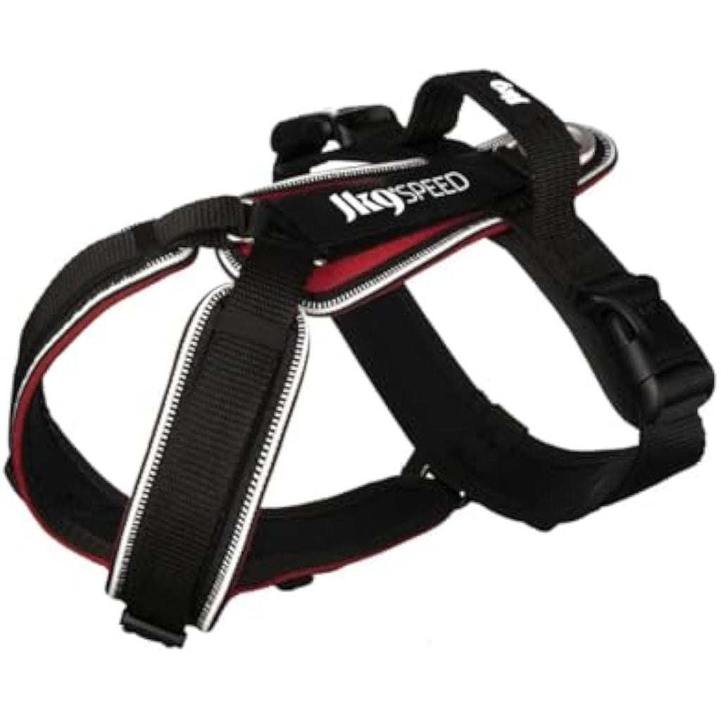 Julius-K9 JK9 Speed Dog Harness | Adjustable Reflective Running Gear - Red