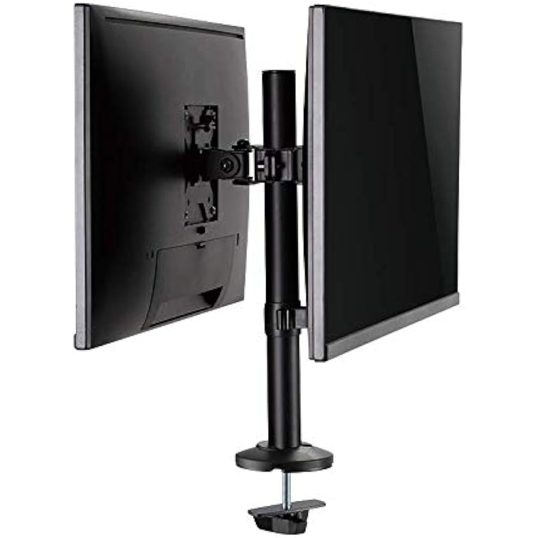 Logilink Dual Monitor Mount – 17-32" Steel Desk Stand for Curved Screens