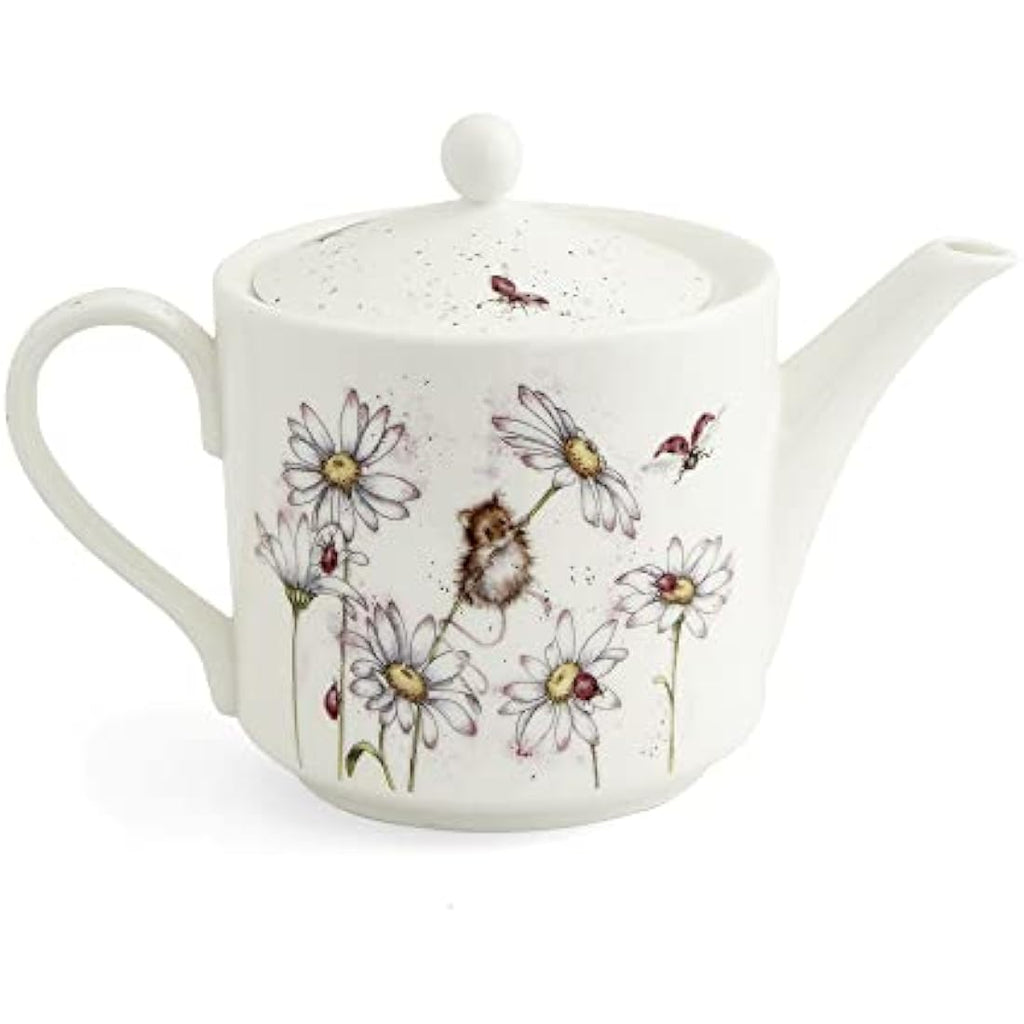 Wrendale Designs Oops A Daisy Teapot | Royal Worcester Ceramic 1.13L