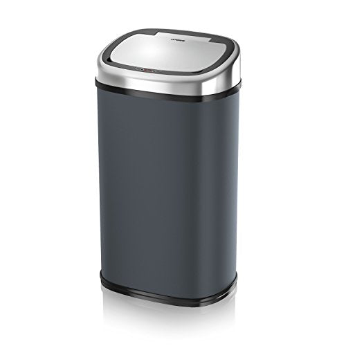 Tower T80902 Sensor Kitchen Bin | 58L Automatic Soft-Close - Charcoal