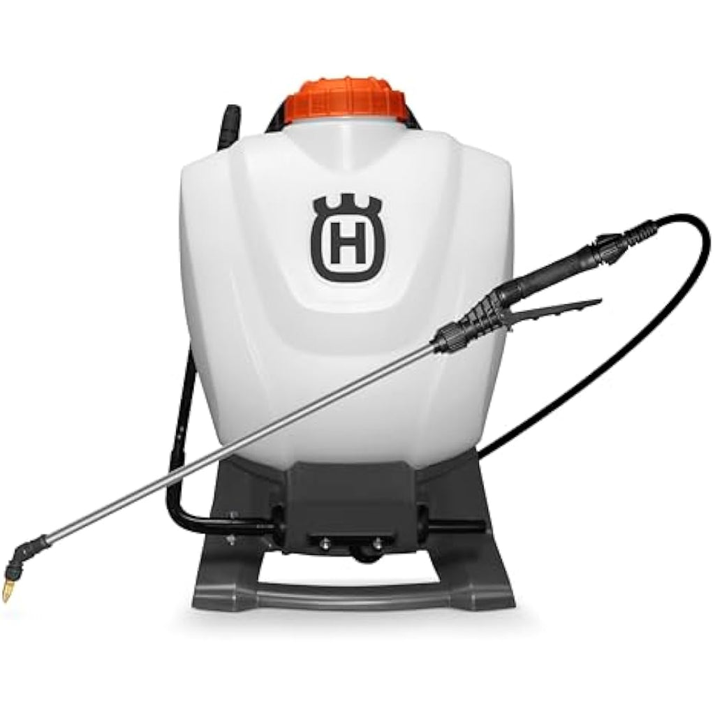 Husqvarna 4 Gallon Backpack Sprayer – Commercial Grade White Sprayer