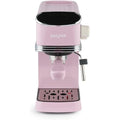 Salter Retro Espresso Machine – 20-Bar Pink Coffee Maker with Milk Frother