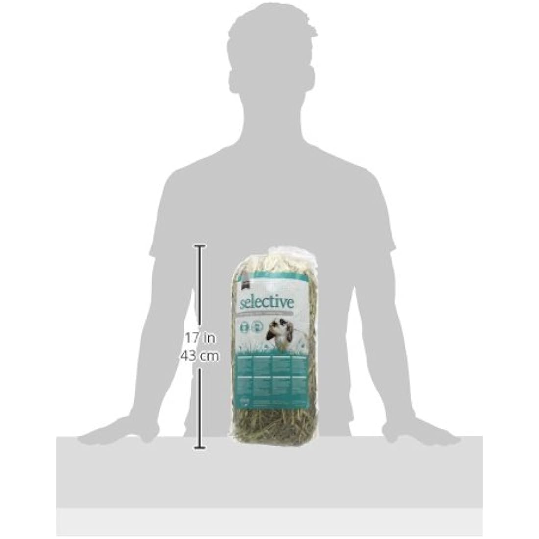 Supreme Science Selective Timothy Hay – Fiber Rich Small Pet Food, 400g