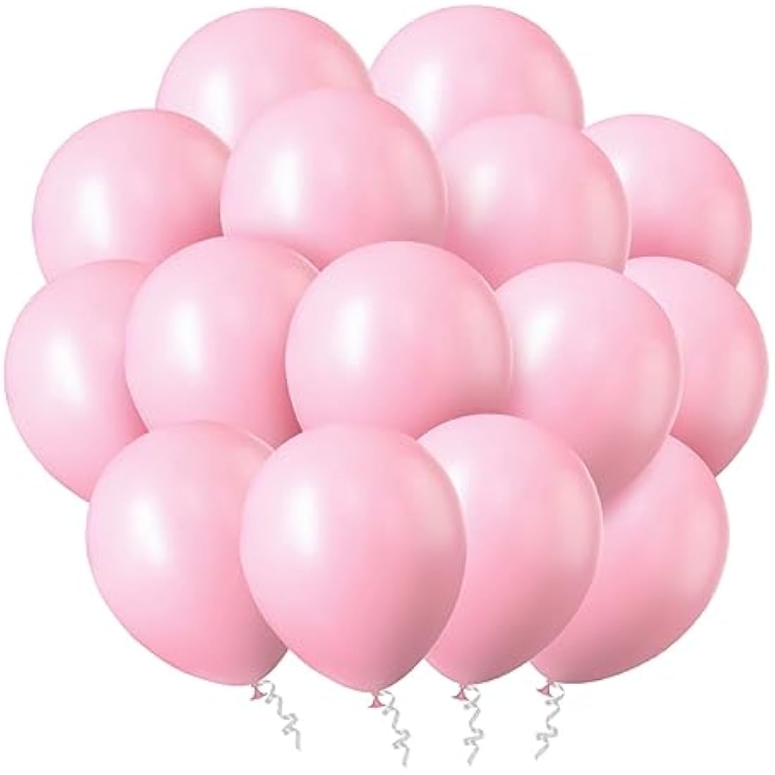 Ainiv 60 PCS Pink Macaron Latex Balloons | 12-Inch Matte Party Decor