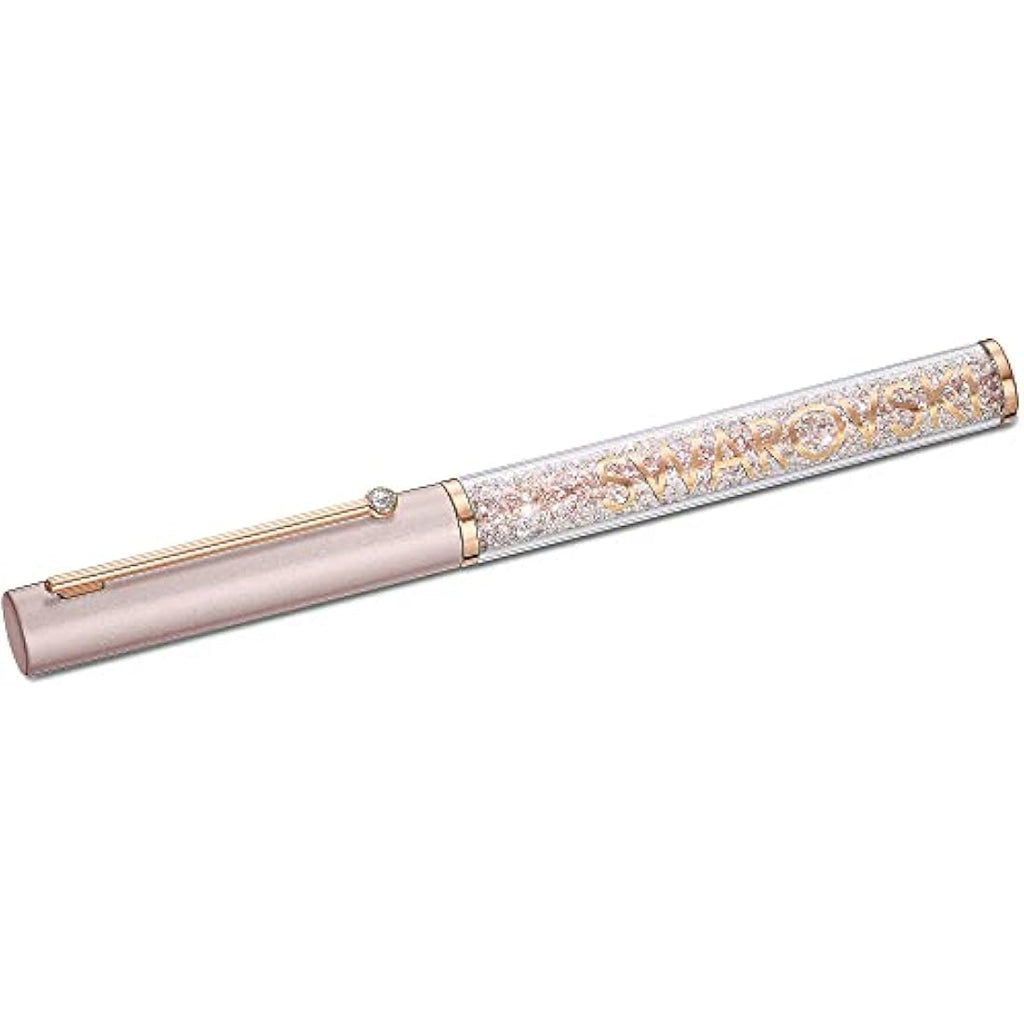 Swarovski Crystalline Gloss Ballpoint Pen – Pink Rose Luxury Stationery