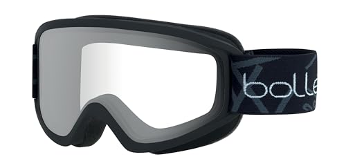 Bollé Freeze Snow Goggles – Clear Anti-Fog Lens, Black Matte, Medium