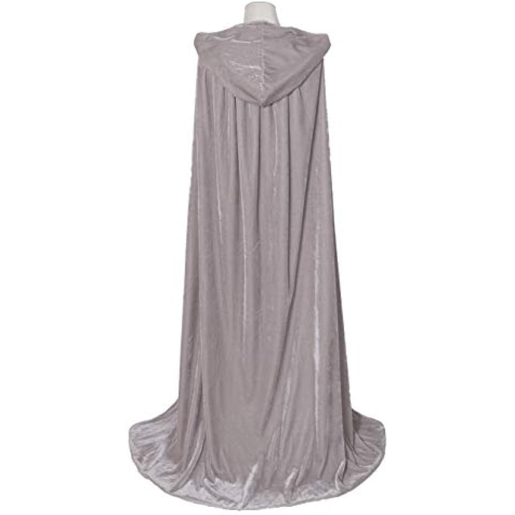 Txian Unisex Velvet Hooded Cloak – 59" Full Length Halloween Cape