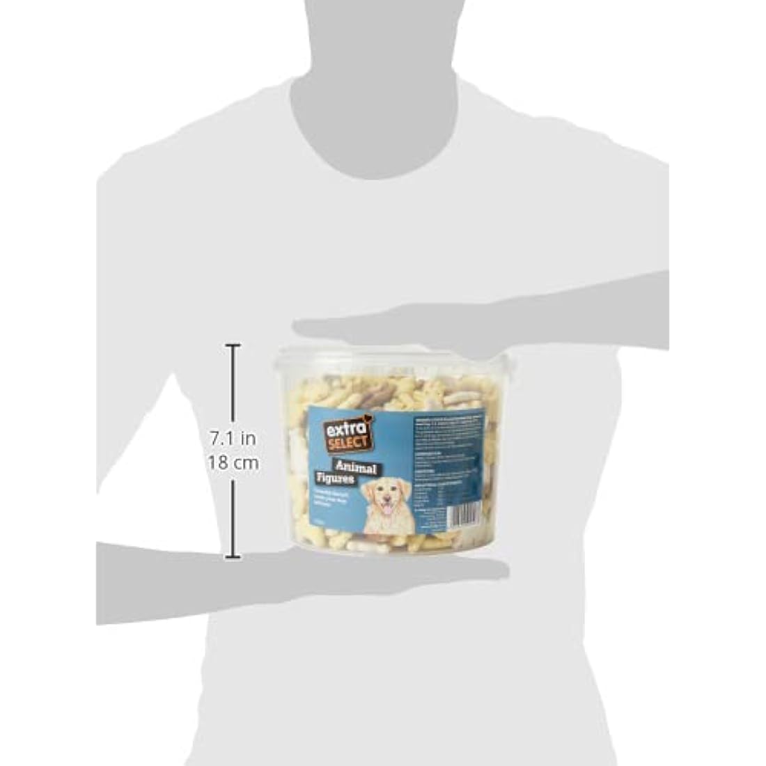 Extra Select 3 Colour Dog Treat Biscuits – 3L Resealable Bucket (420ct)