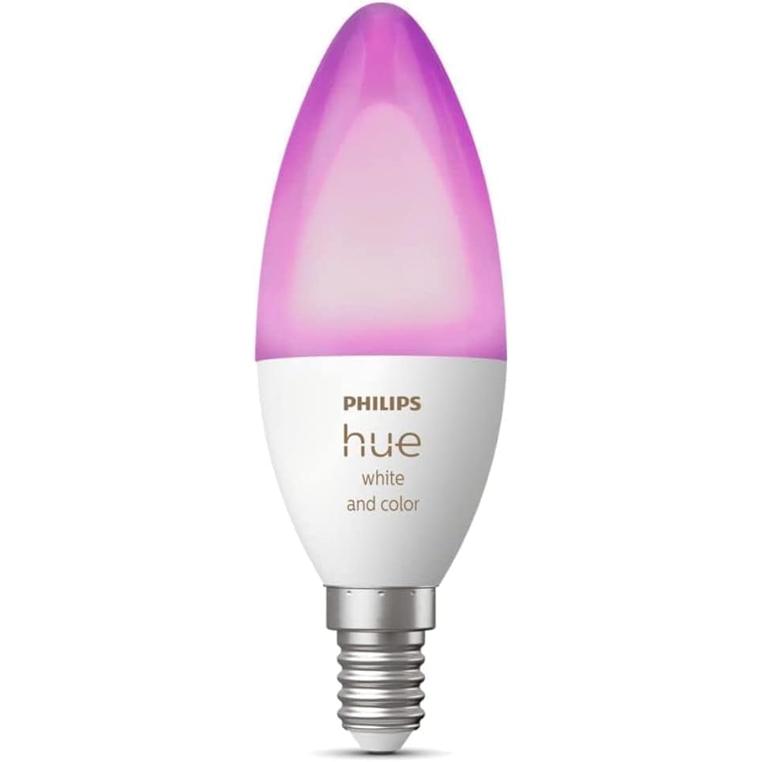 Philips Hue Smart LED Bulb – E14 White & Colour Ambiance Bluetooth