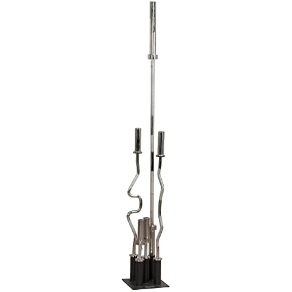 Body Solid Olympic Bar Holder – Black Powder Coat Steel Rack