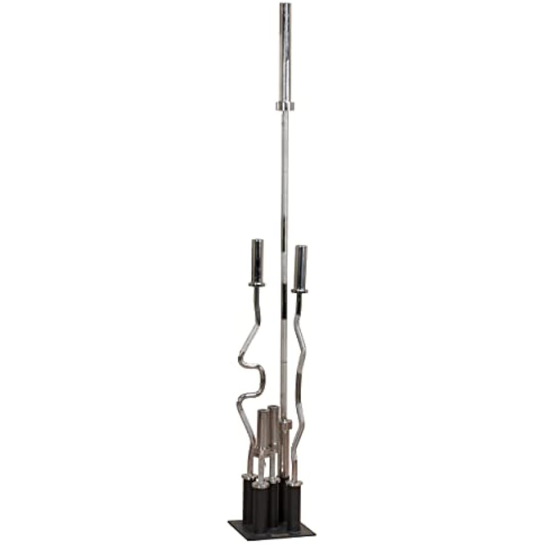 Body Solid Olympic Bar Holder – Black Powder Coat Steel Rack