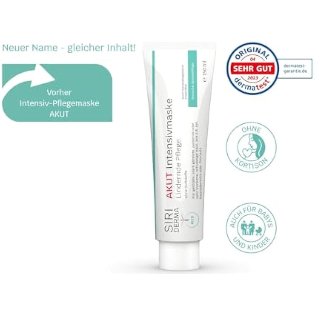 SIRIDERMA Acute Intensive Care Mask | Alkaline Vegan Cream Mask | 150ml